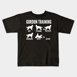 Gordon Training Gordon Setter Tricks Kids T-Shirt